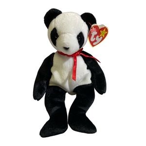 Vintage TY 1997 Beenie Baby “Fortune” Panda Bear